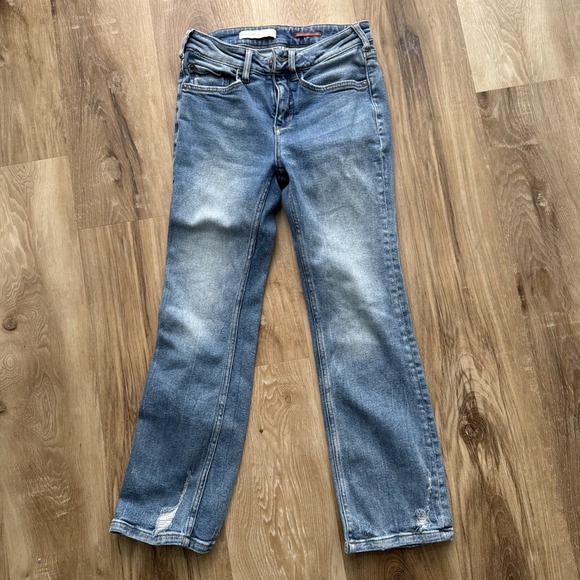 Pilcro Denim - Anthropologie Pilcro Denim Jeans Size 25 Straight Leg Distressed